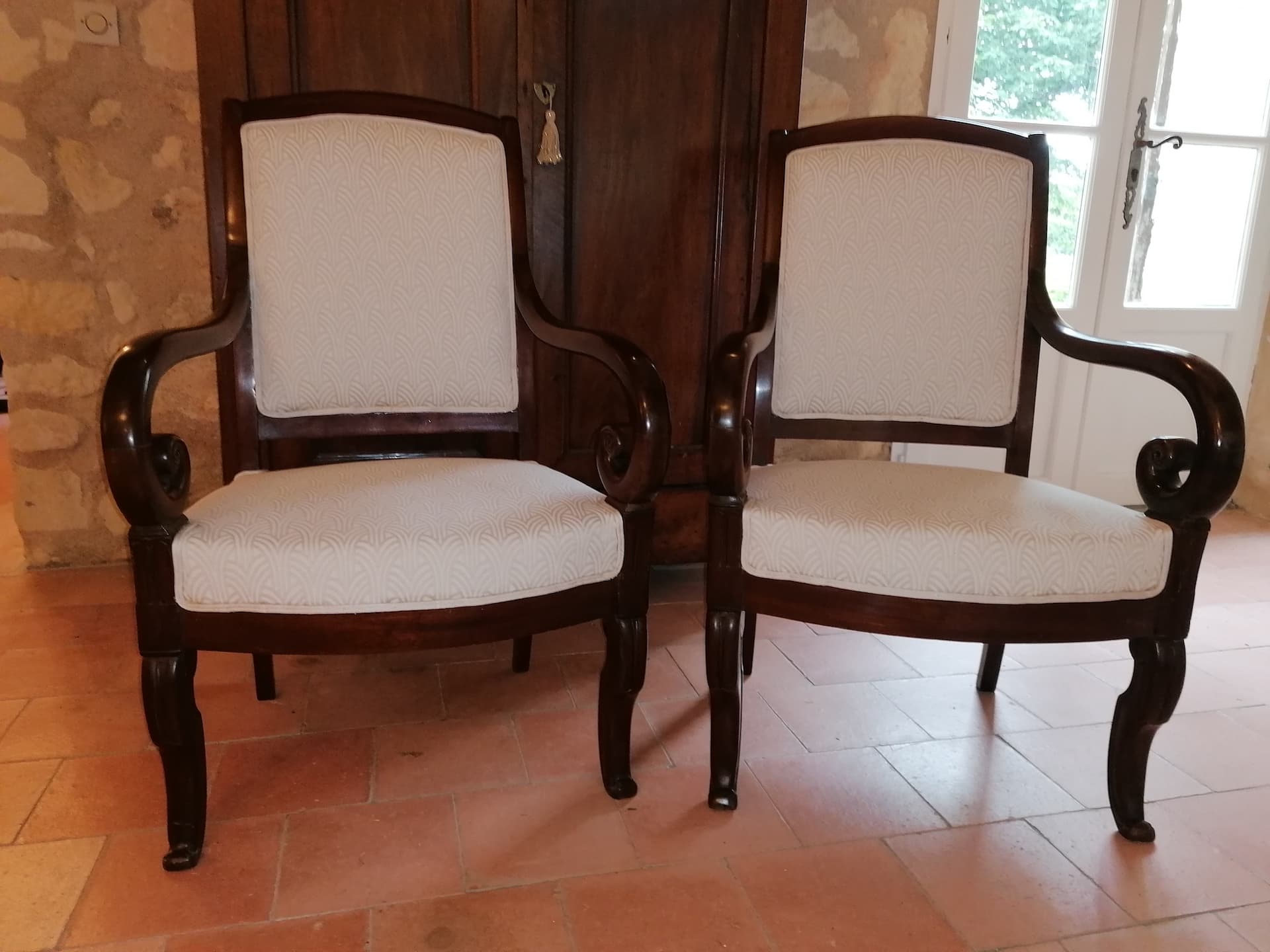 Ecru - deux fauteuils